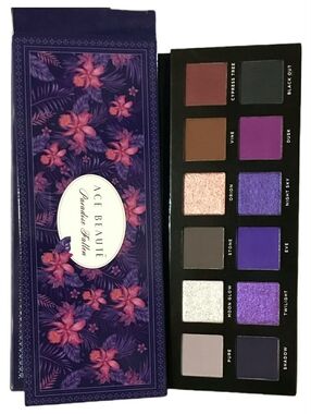 Ace Beaute Paradise Fallen Palette Eyeshadow Palette Purple Shades *BNIB
